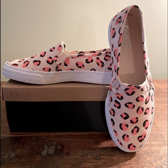 KEDS x DEARFORM “Double Decker” NEON LEOPARD - Picture 1 of 3